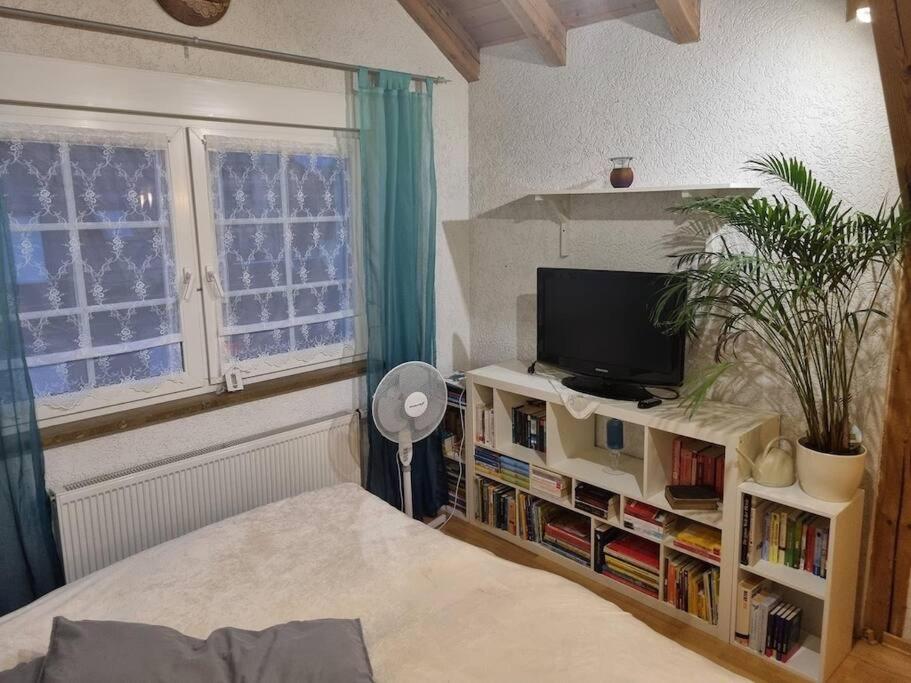 Gemuetliche Dachgeschosswohnung แอร์ฟวร์ท ภายนอก รูปภาพ